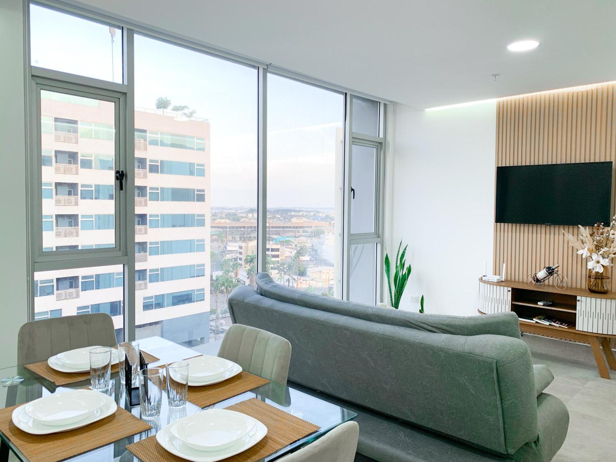 Lujoso Depa Con Vista A Todo Guayaquil! Leilighet Eksteriør bilde